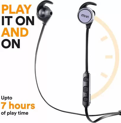 Mivi Thunder Beats Bluetooth Headset (Gun metal/Black, In the Ear) Mivi Thunder Beats Bluetooth Headset (Gun metal/Black, In the Ear)